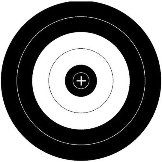 50cm Field or Hunter Target Face