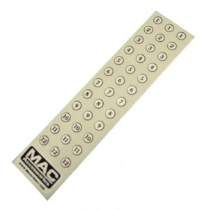 Merlin MAC Arrow Number Decals